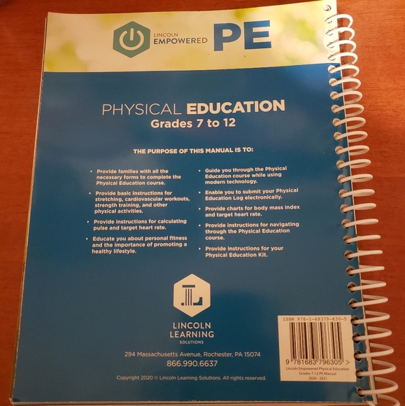 Physical Education Text Book - Picture 2 of 2